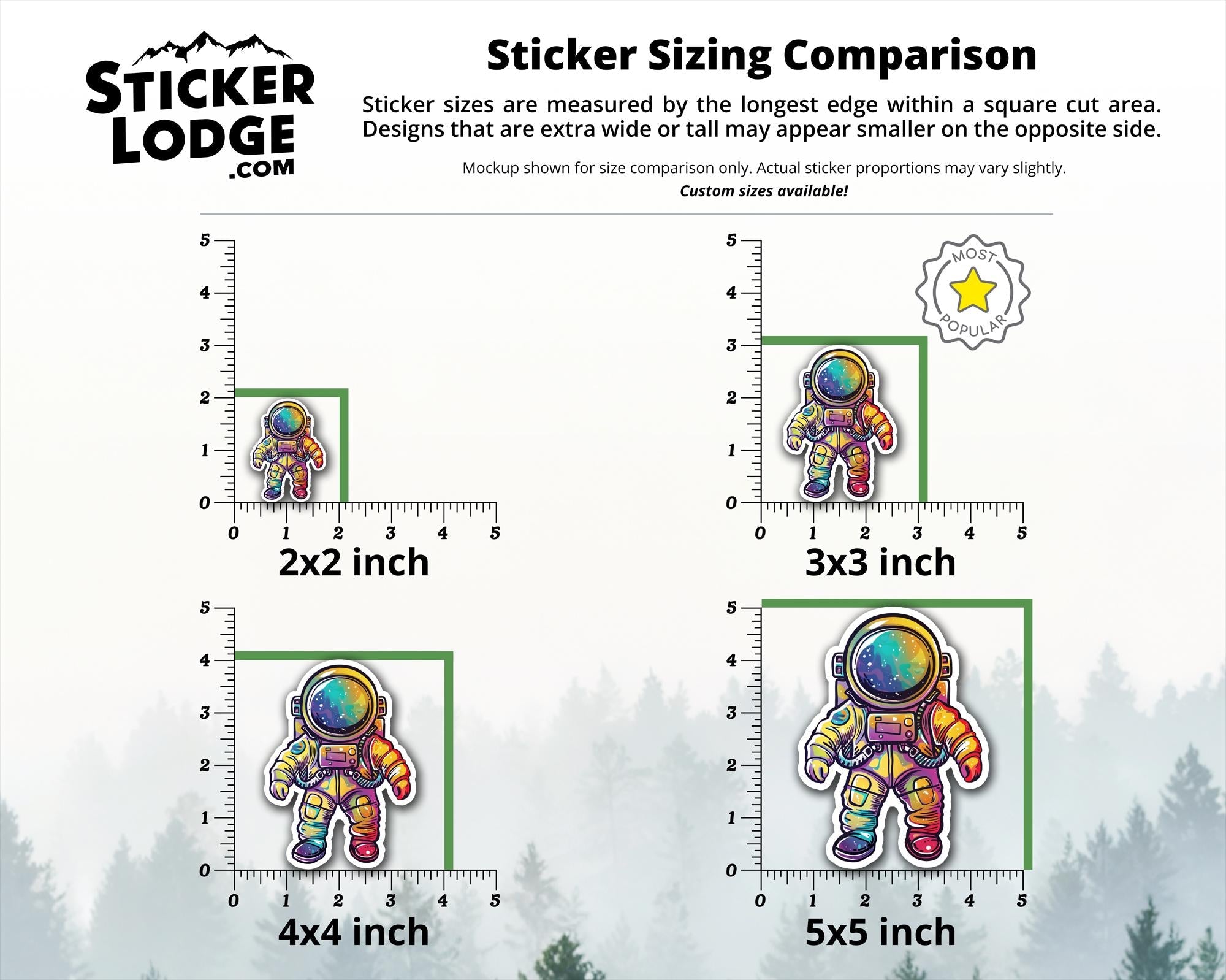 Cosmic Astronaut Vinyl Sticker