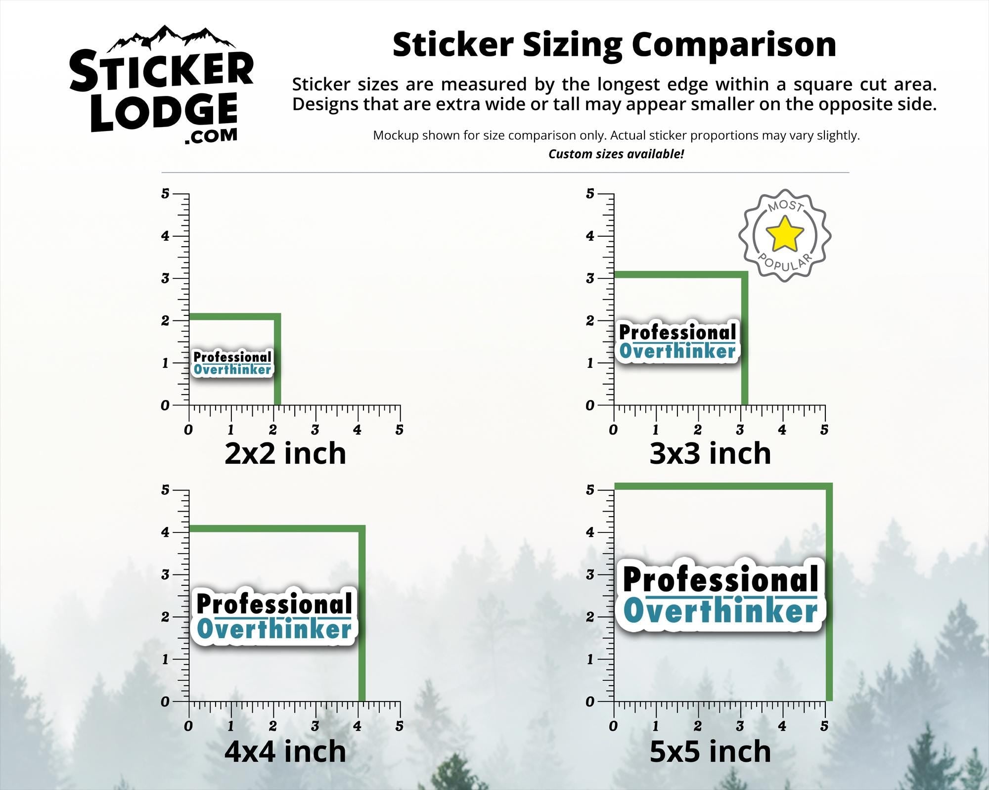 Professional Overthinker Vinyl Sticker