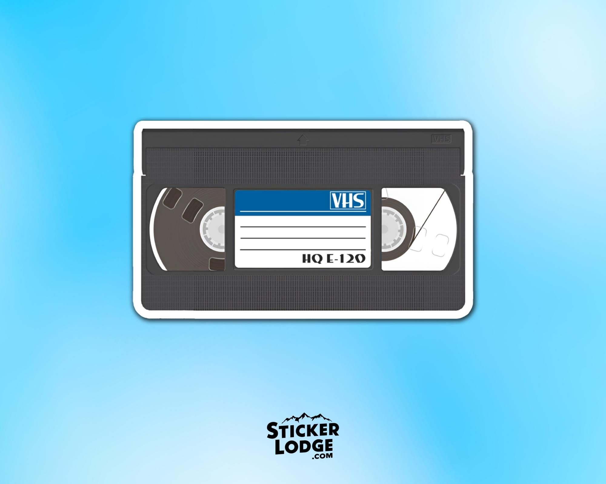 Classic VHS Tape Vinyl Sticker