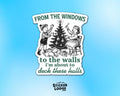 Deck The Halls Vinyl Sticker