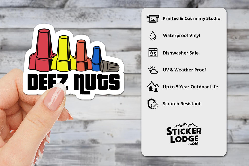 Deez Nuts Vinyl Sticker
