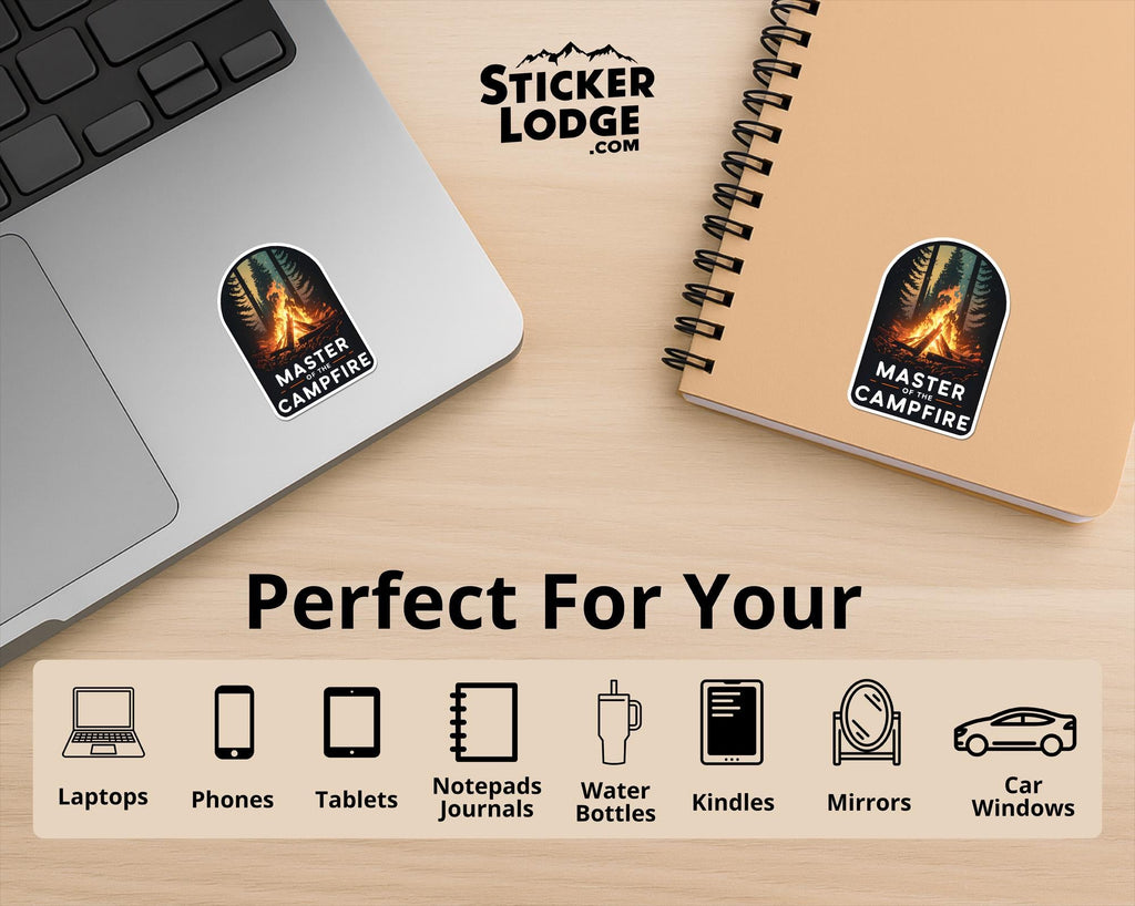 Master of the Campfire Vinyl Sticker