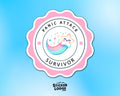 Panic Attack Survivor Vinyl Sticker