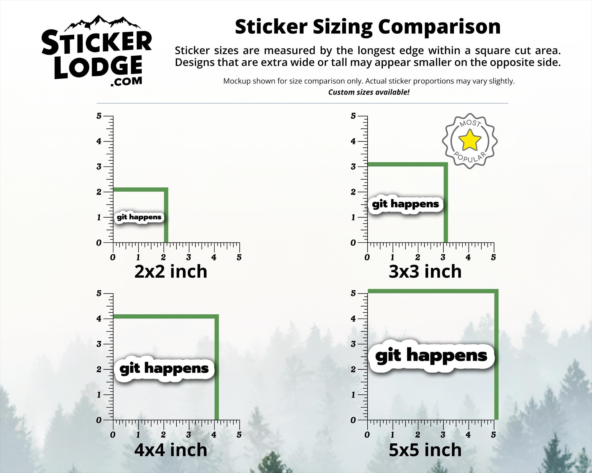 Git Happens Vinyl Sticker
