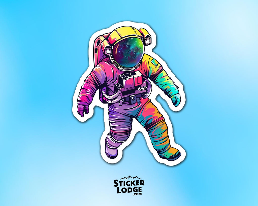 Astronaut Voyager Vinyl Sticker