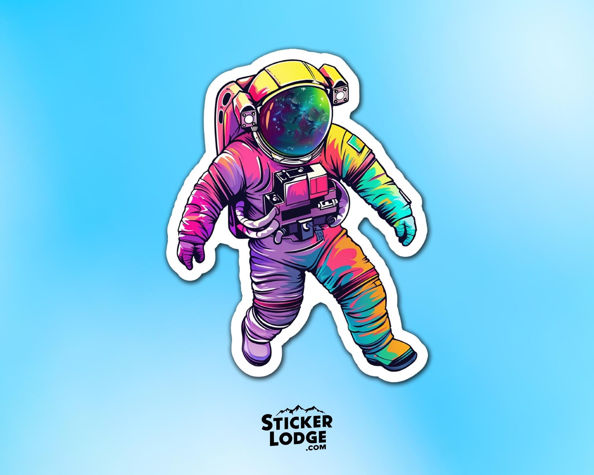 Astronaut Voyager Vinyl Sticker