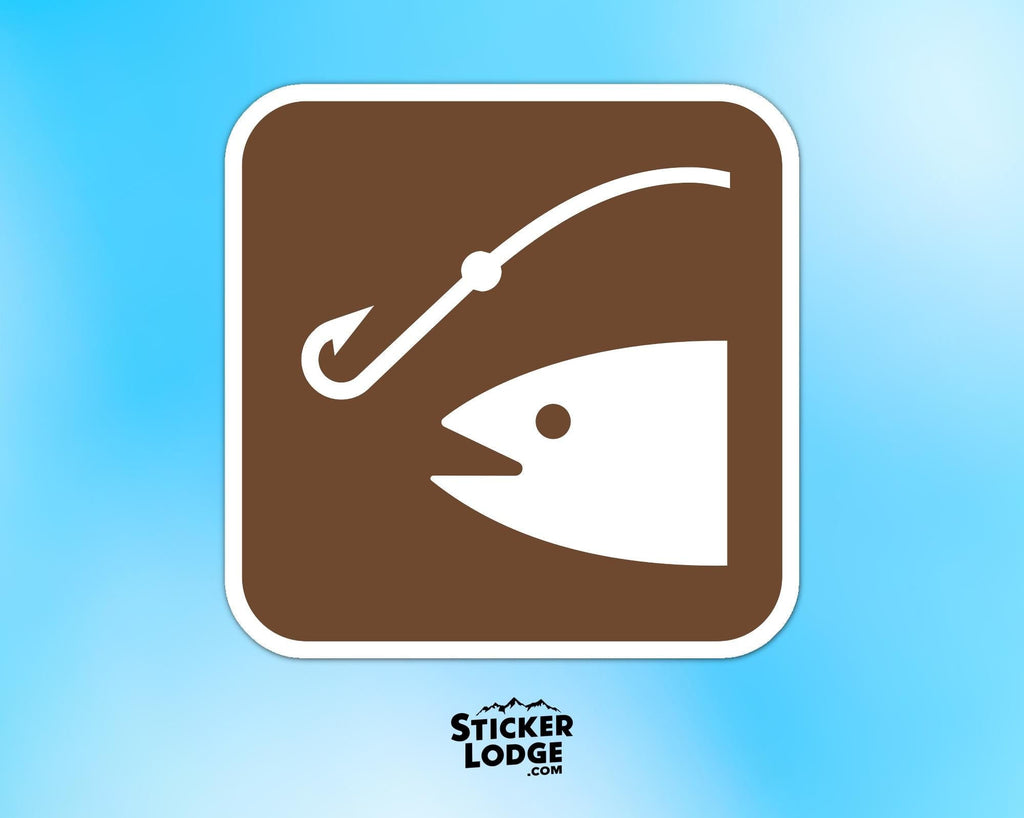 NPS Fishing Vinyl Sticker