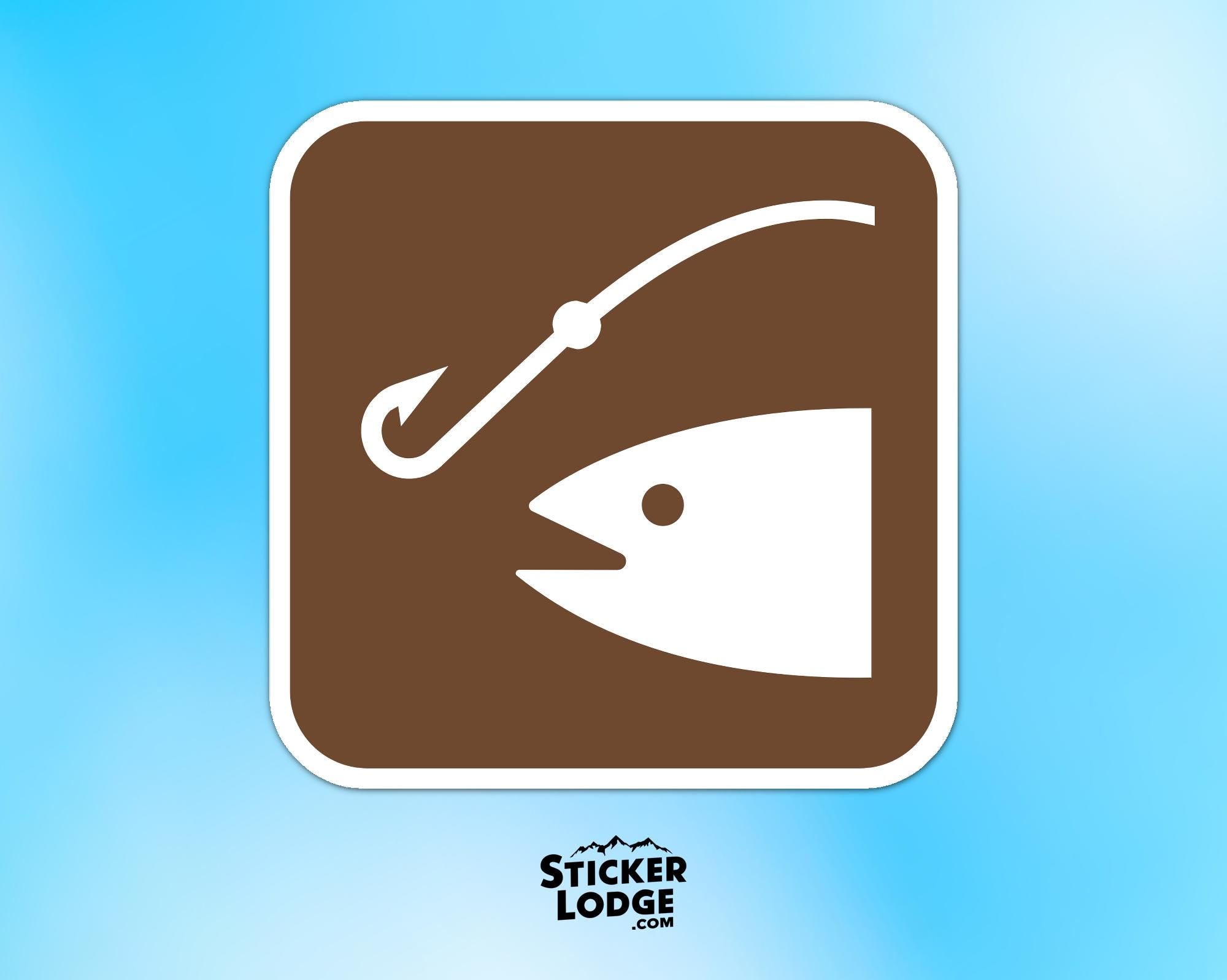 NPS Fishing Vinyl Sticker