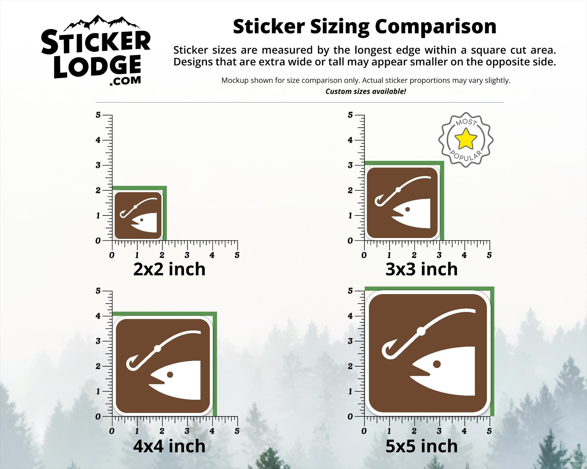 NPS Fishing Vinyl Sticker