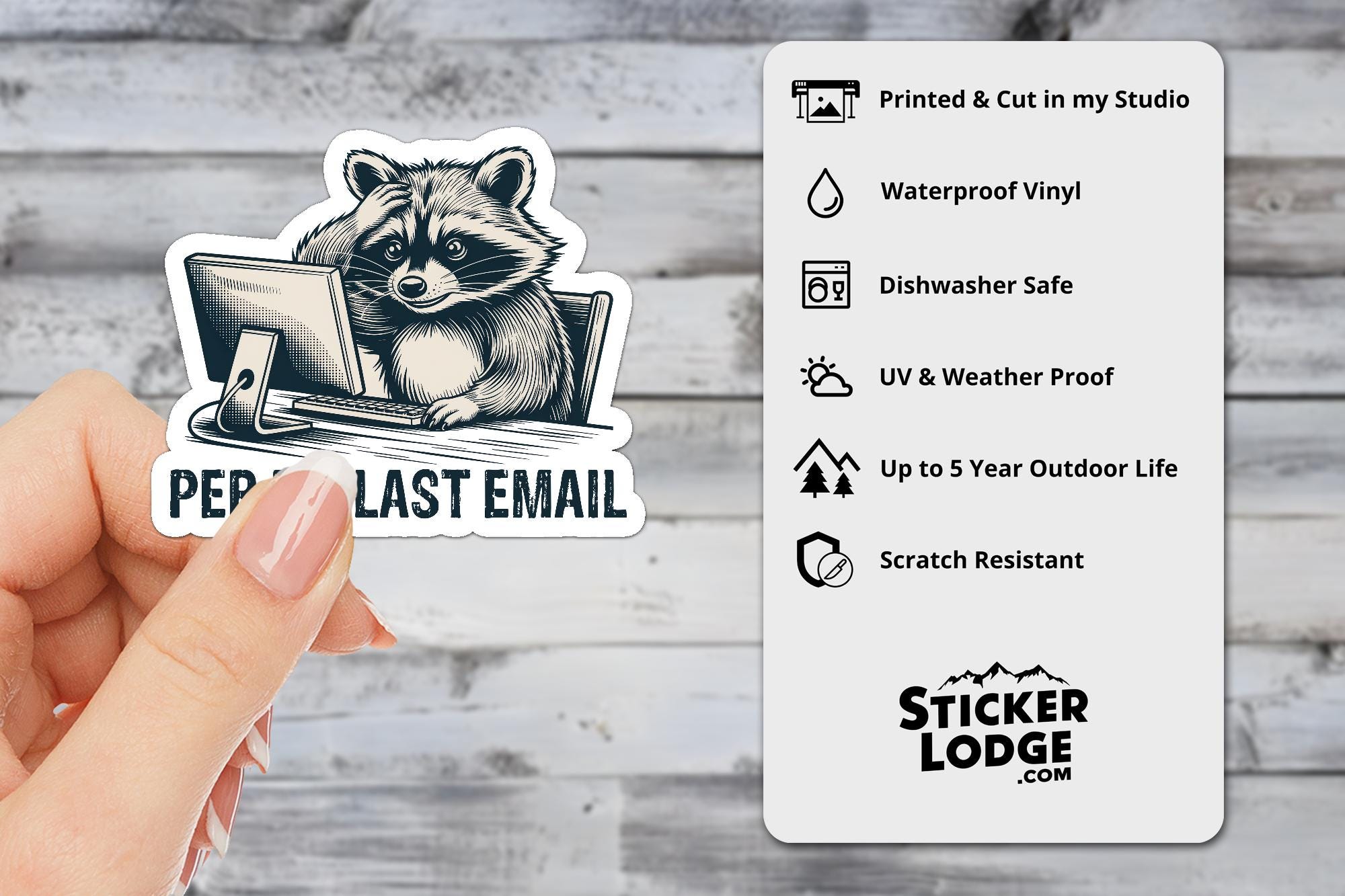 Per My Last Email Vinyl Sticker