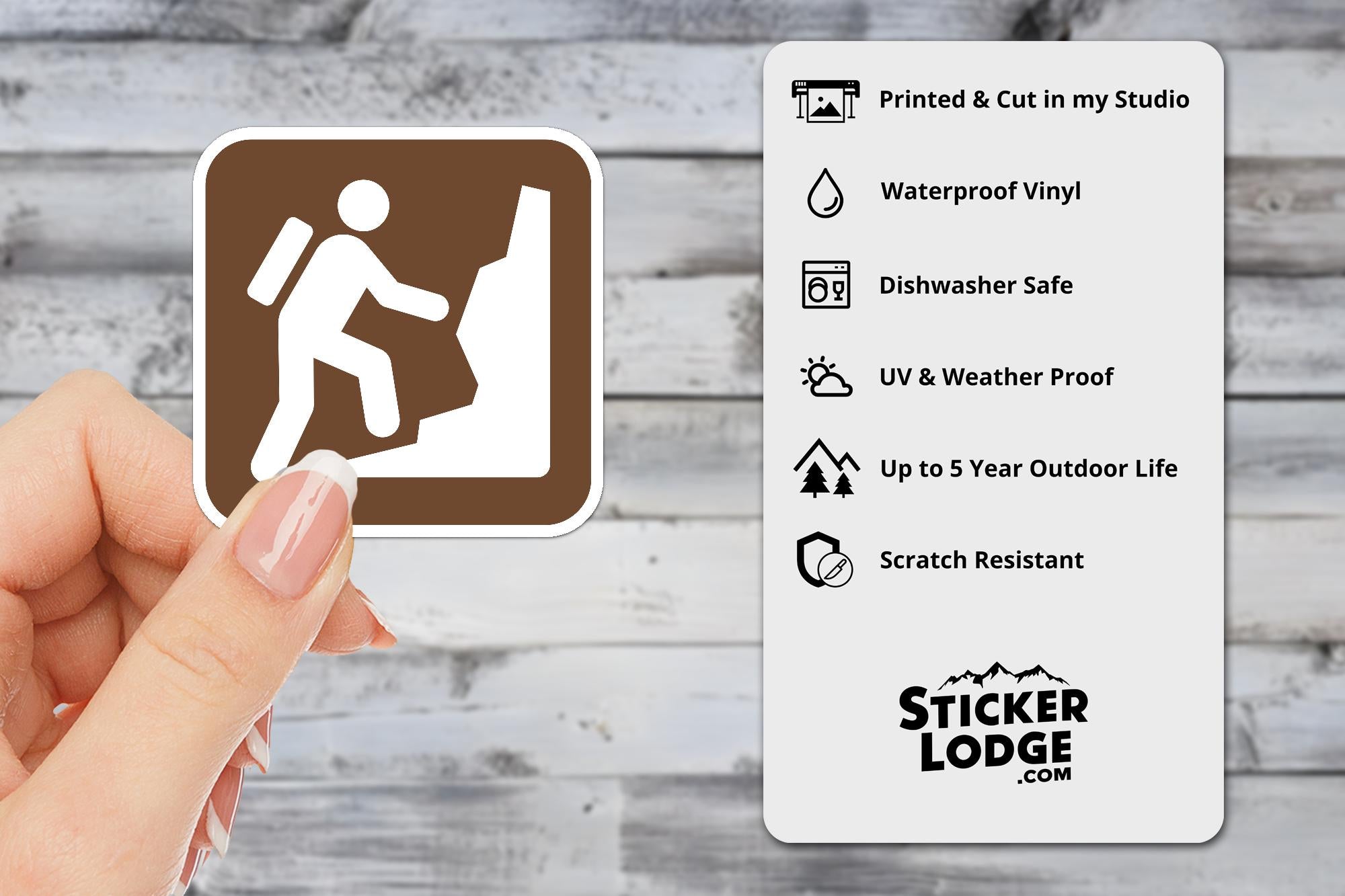 NPS Climbing Vinyl Sticker