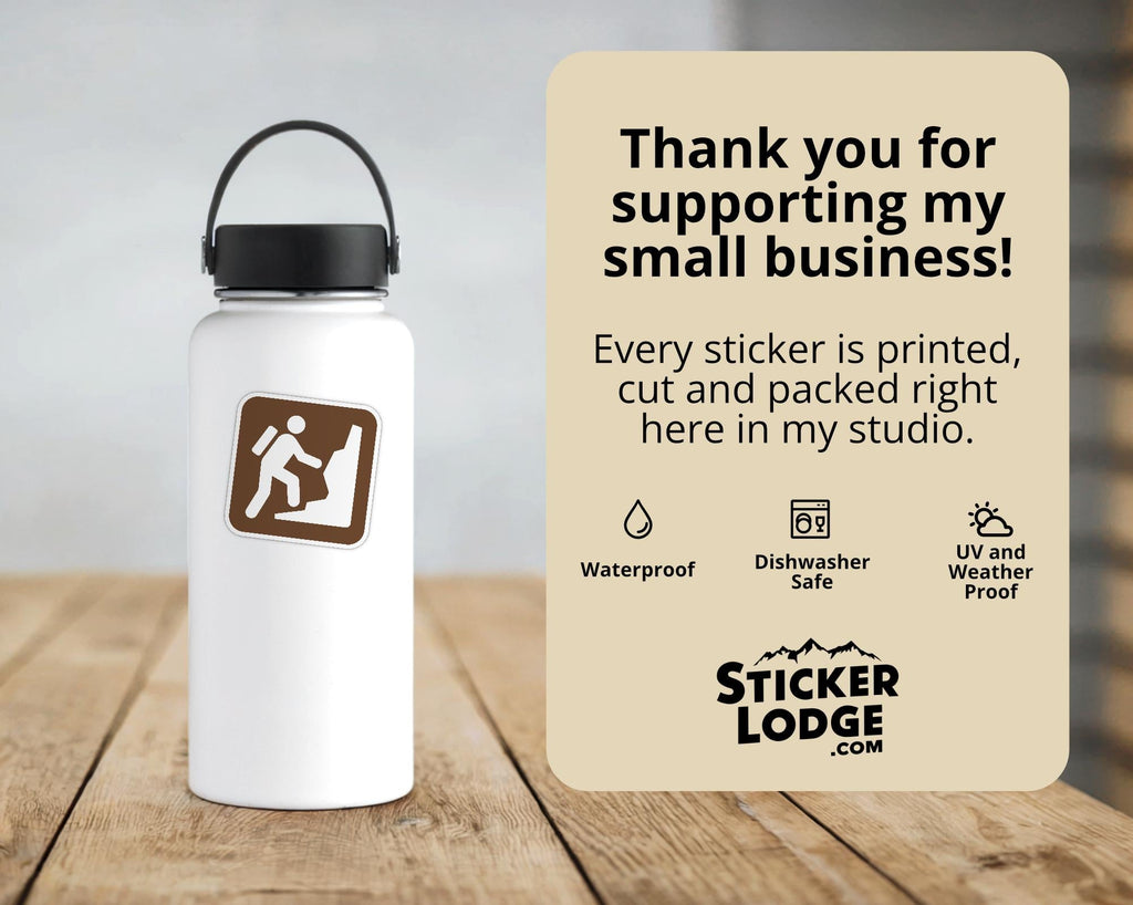 NPS Climbing Vinyl Sticker