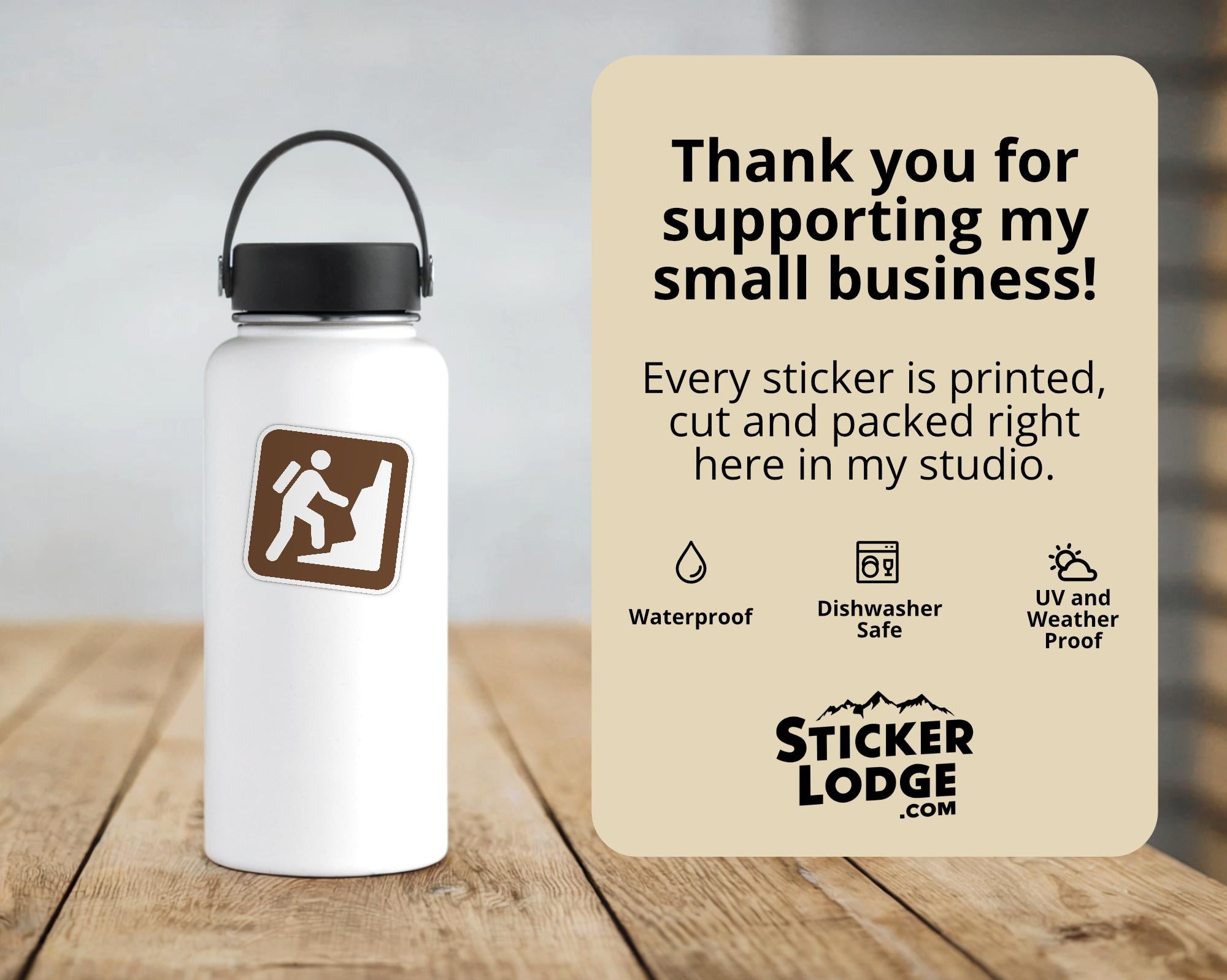 NPS Climbing Vinyl Sticker