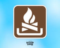 NPS Campfire Vinyl Sticker