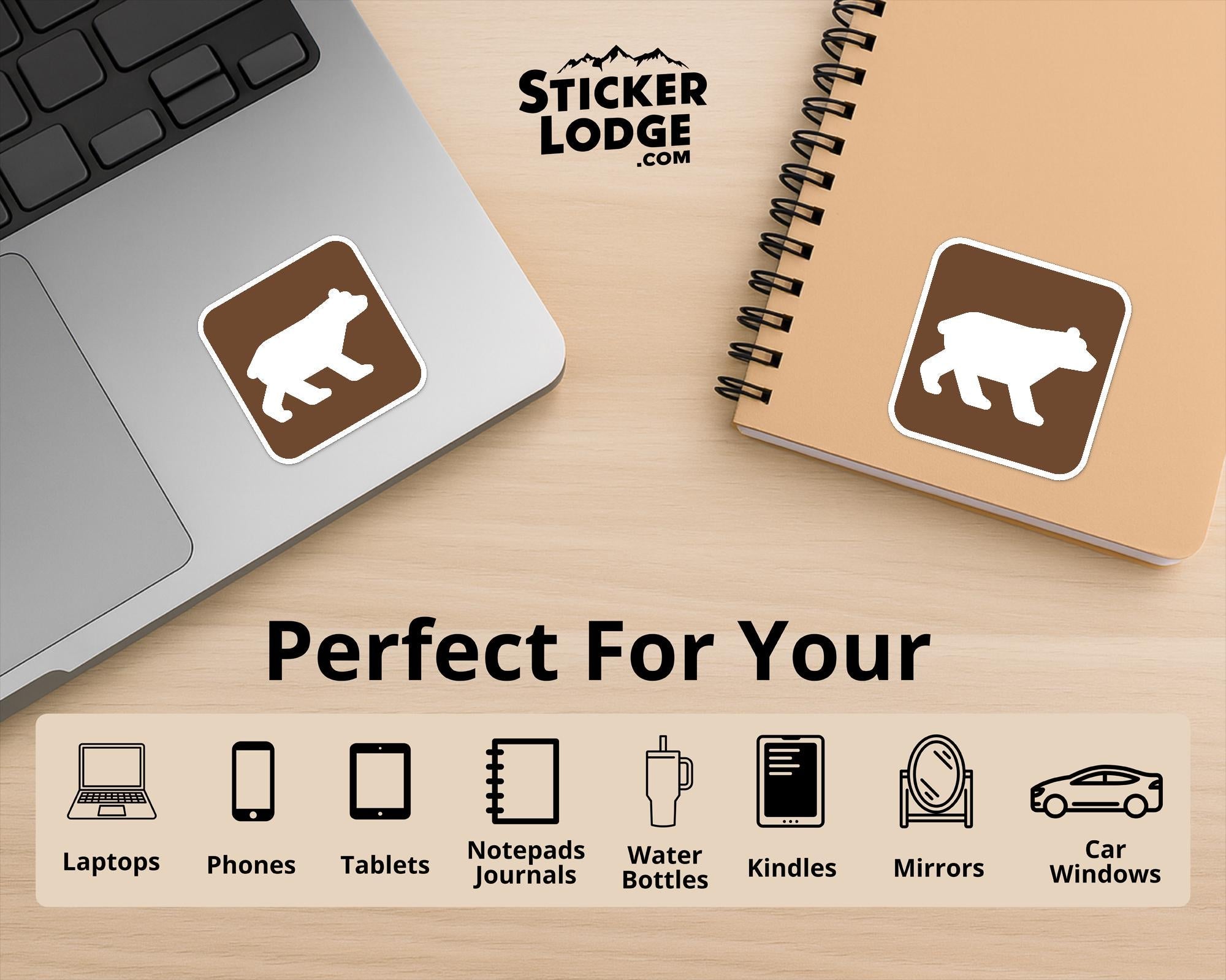 NPS Bear Viewing Vinyl Sticker