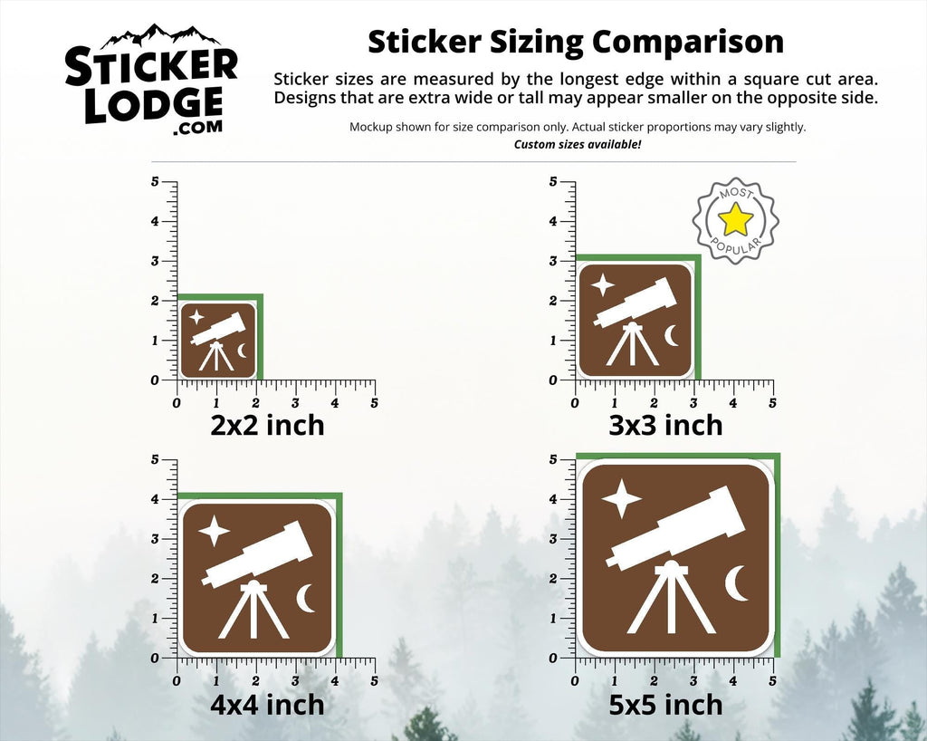 NPS Stargazing Vinyl Sticker