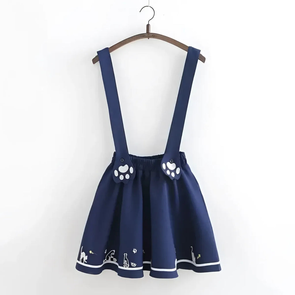 Kawaii Cat Paw Skirt