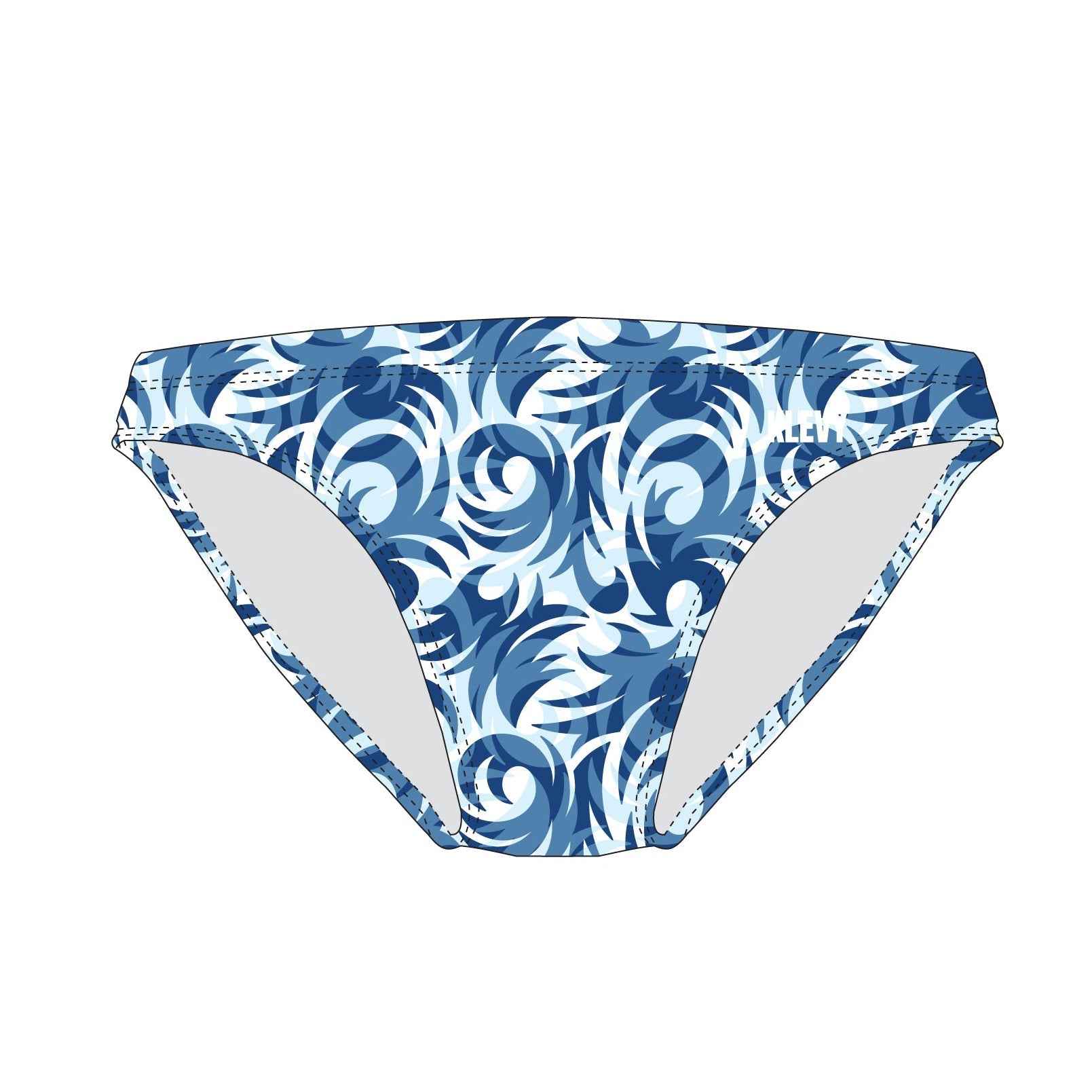 Men’s Swim Brief - Ocean  Swirls
