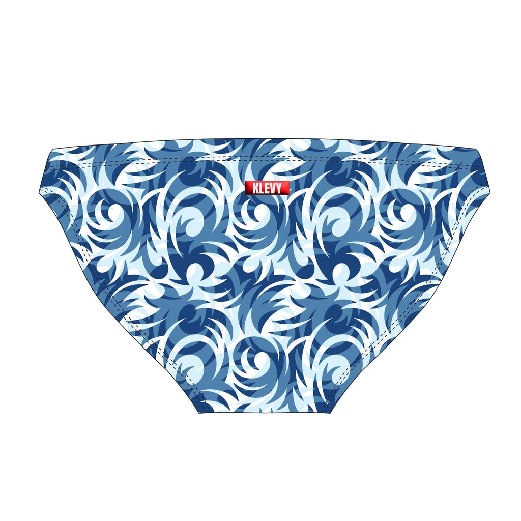 Men’s Swim Brief - Ocean  Swirls