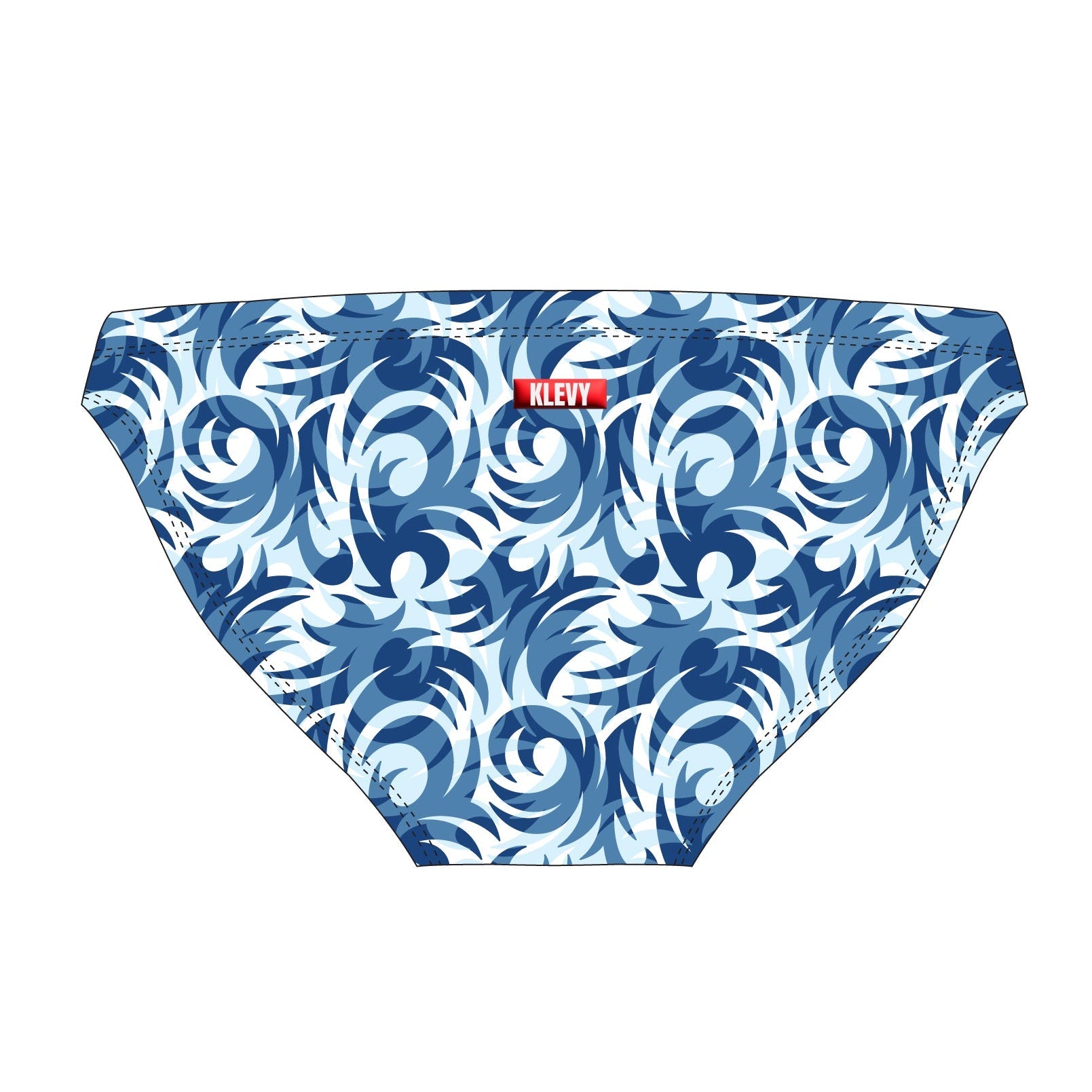 Men’s Swim Brief - Ocean  Swirls