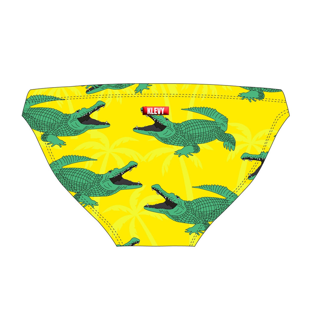 Men’s Swim Brief - Crocodile Paradise