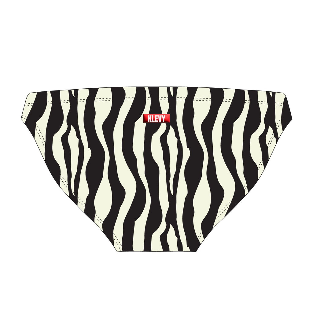Men’s Swim Brief - Zebra Rhythm