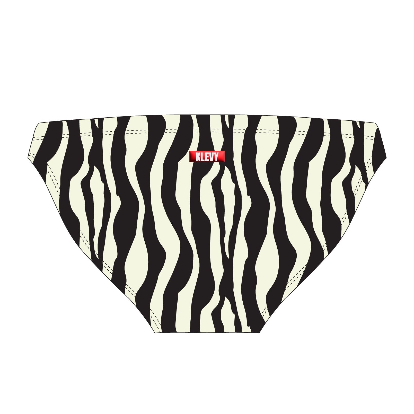 Men’s Swim Brief - Zebra Rhythm