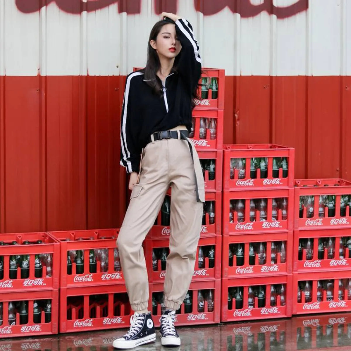 Ankle-Length Korean Jeans