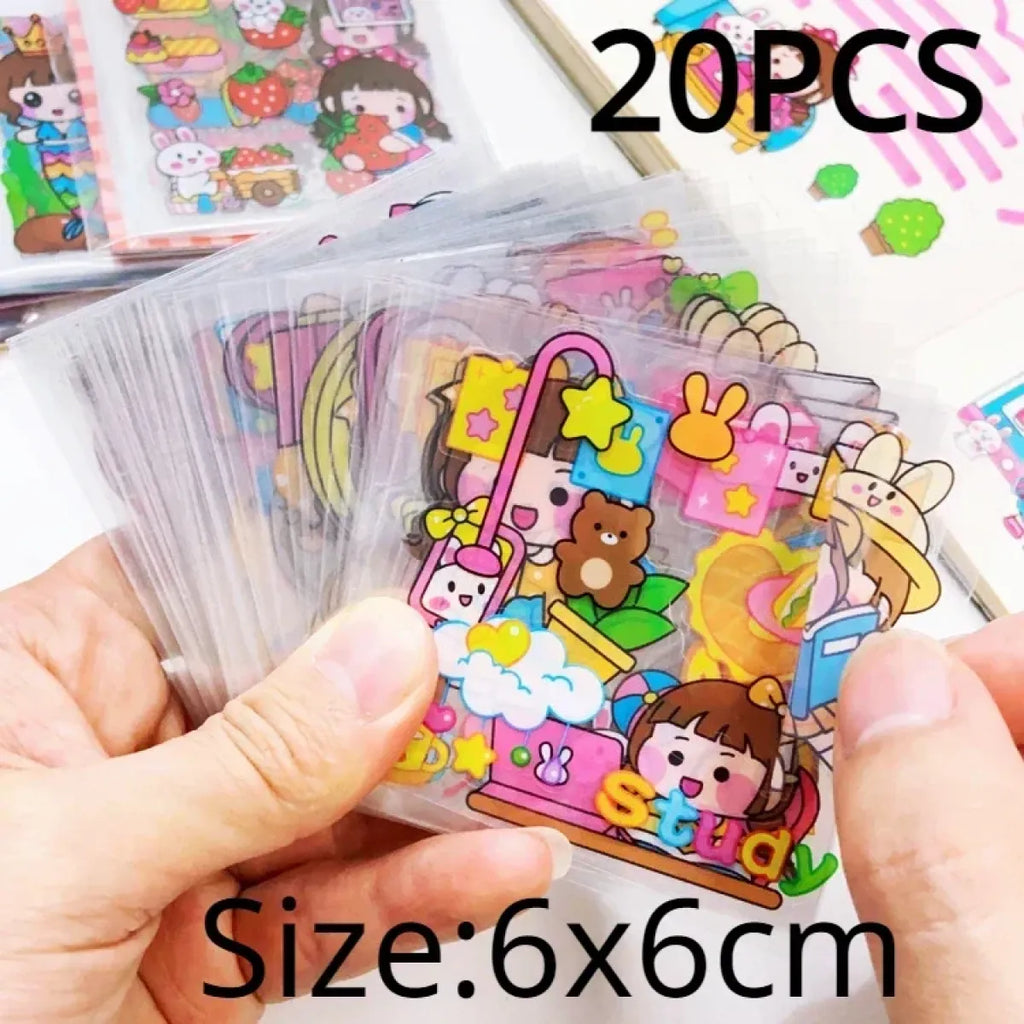 Korean Kawaii Sticker Pack - Laser-Cut for Albums & DIY
