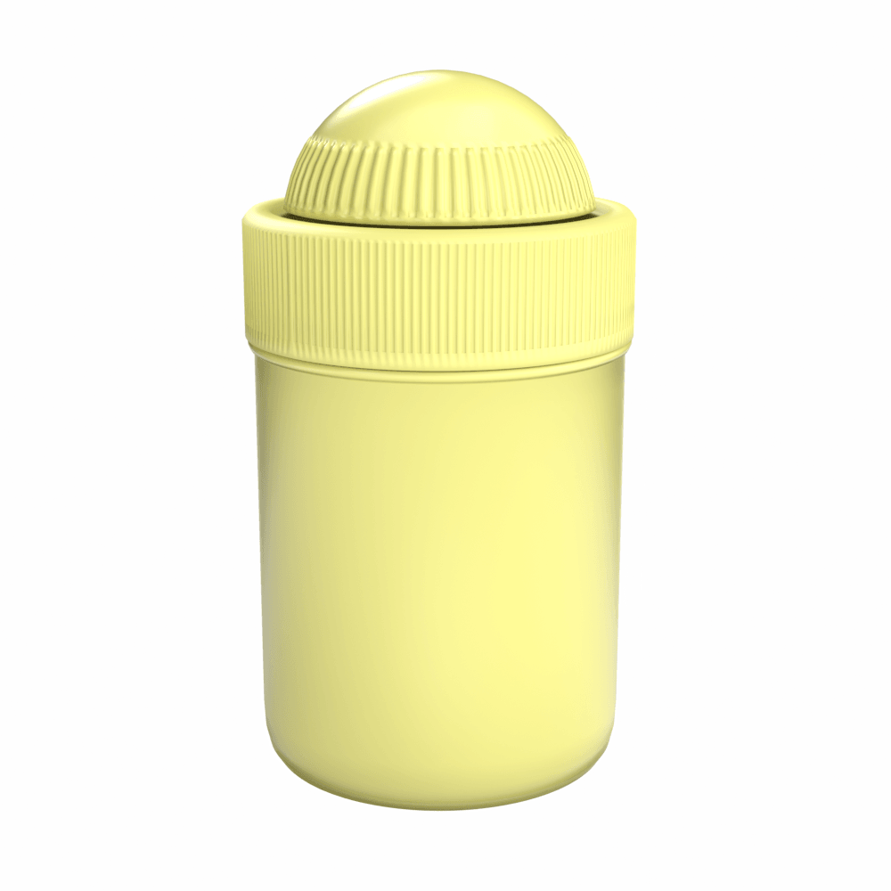 SAMIX 20 mL Yellow Jar with Yellow Lid, Dispensing/Case Quantity (Pack of 50)