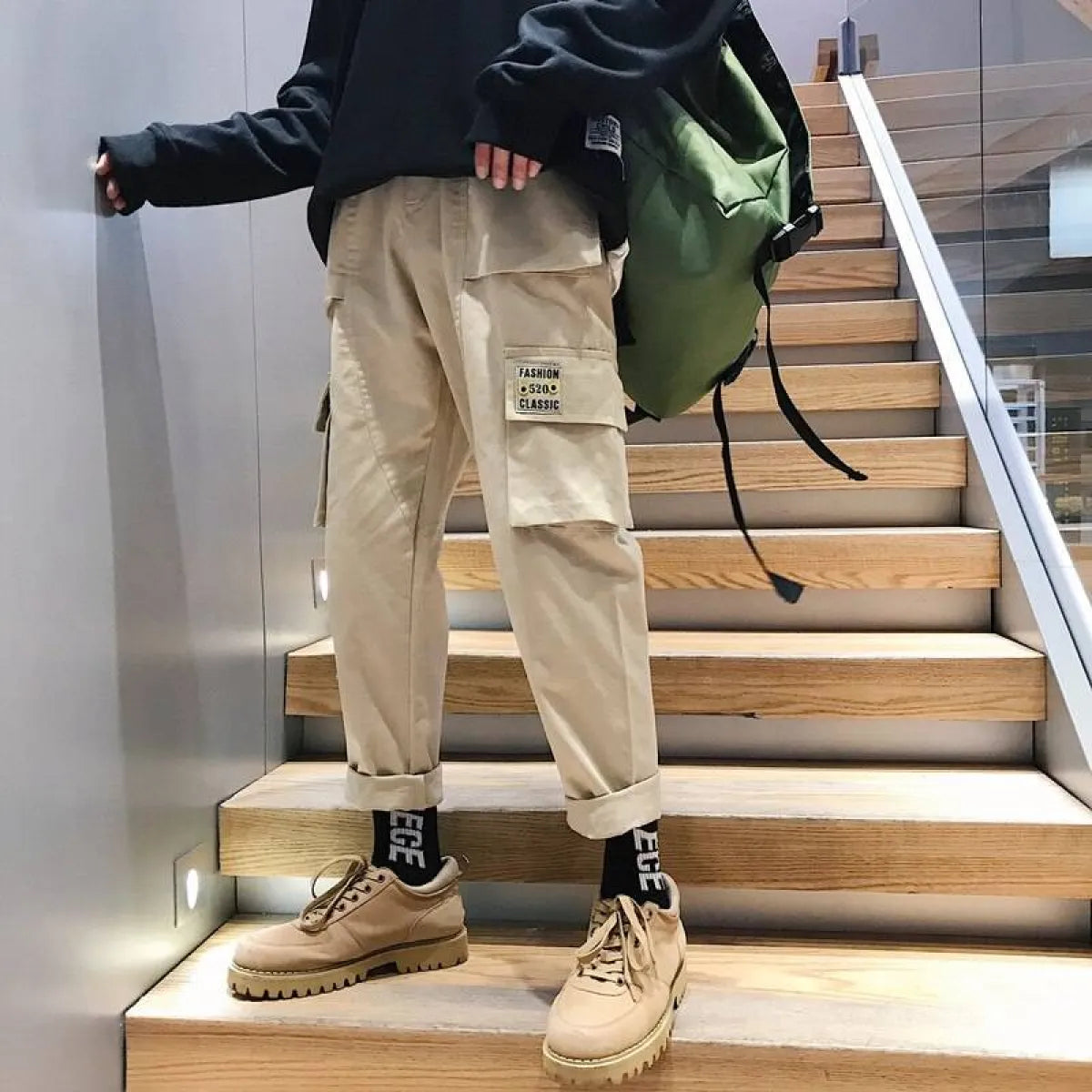 Men's Loose Cargo Pants