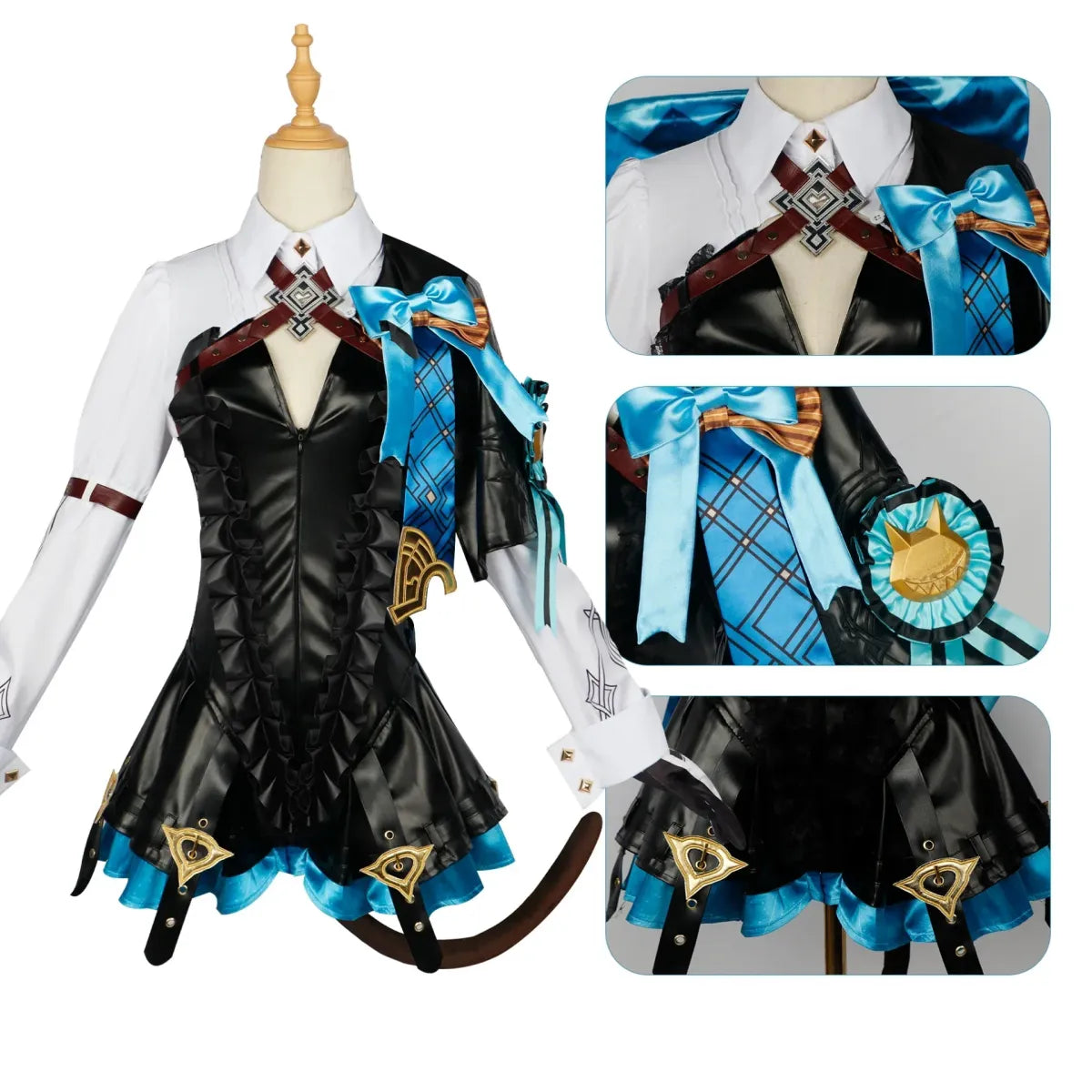 Lynette Cosplay Costume - Full Set with Wig