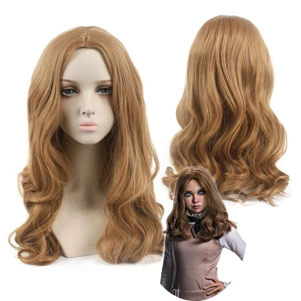 M3GAN 2.0 Cosplay Dress – Brown Uniform Set for Women & Girls