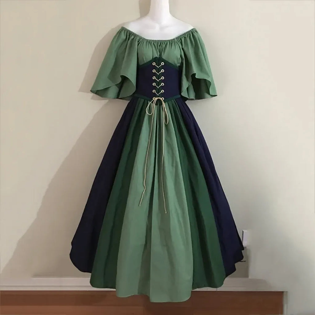 Medieval Renaissance Dress – Corset Gown, Plus Size Cosplay