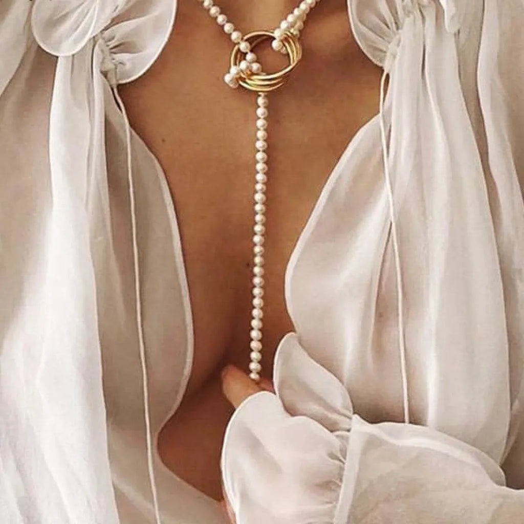 Multi-Layer Pearl Necklace