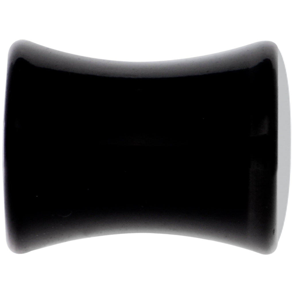 Black Acrylic Green Black Skull Saddle Plug Set 2G