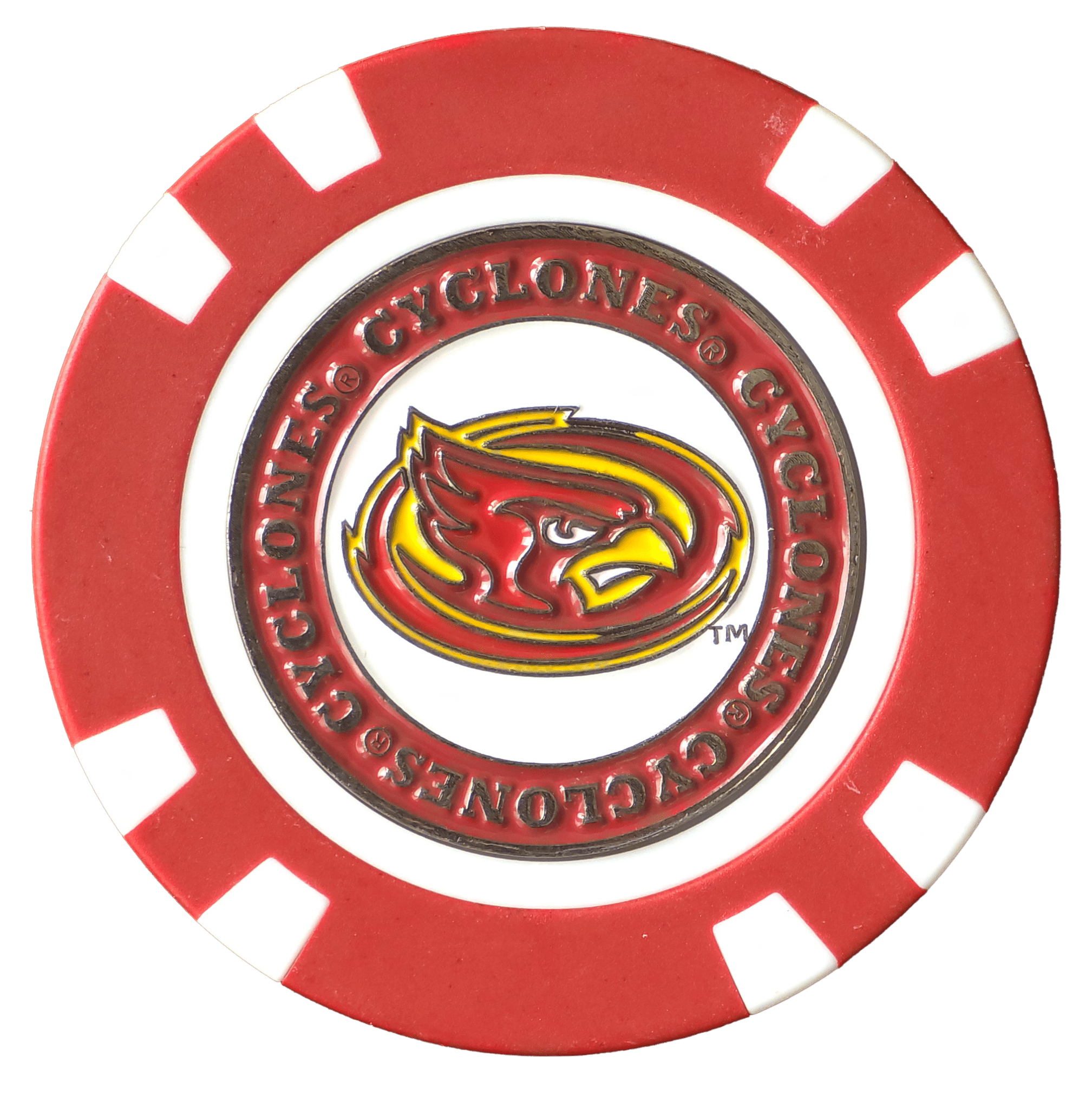 Officially Licensed Iowa State Cyclones Poker Chip Ball Marker