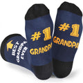 Veachog #1 Mom Socks Funny Gift from Son & Daughter Best Mom Ever