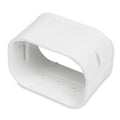 MOOITEK PVC Line Cover Kit Tubing Accessories for Air Conditioners White