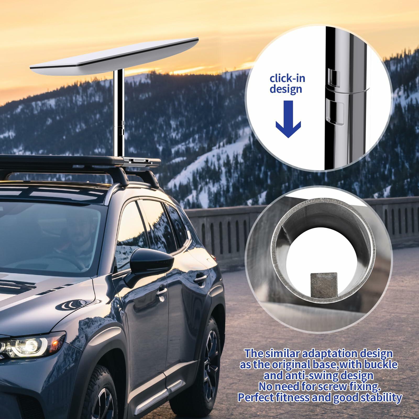 Starlink Stainless Steel RV Ladder Mount Kit Adjustable Pole Mount V2