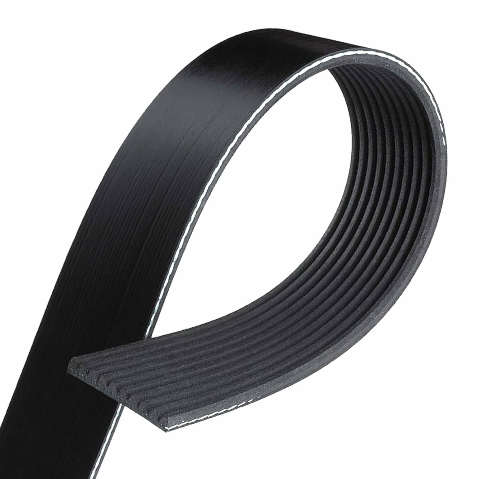 PartsBroz K061360 Micro-V Serpentine Drive Belt Compatible with Gates Black