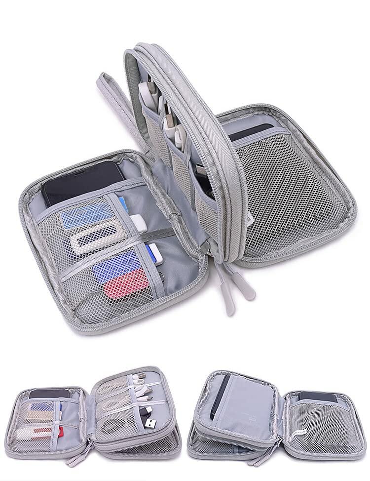 eYistar Diabetic Supplies Travel Case Organizer Blue for Test Strips Lancets