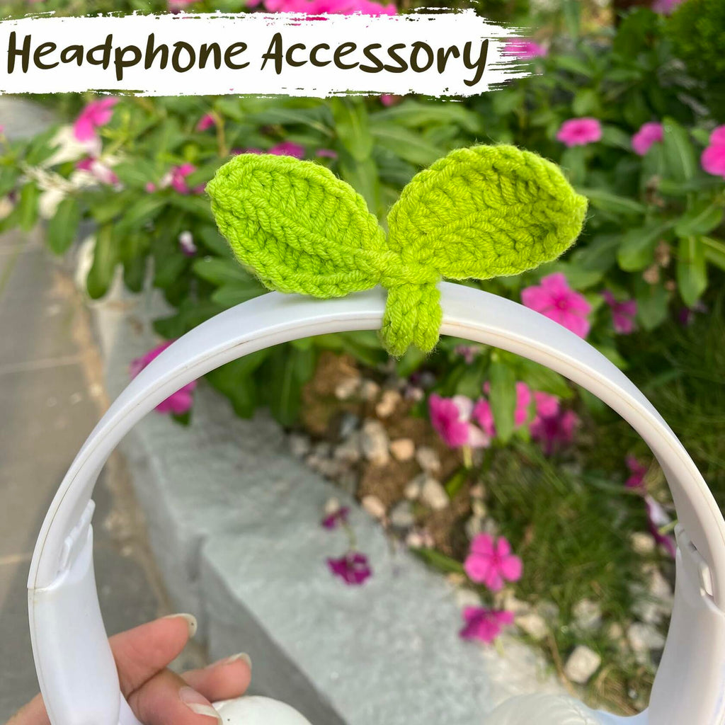 PIDELIGHT Handmade Knitted Crochet Leaf Sprout Multi-Functional Accessory