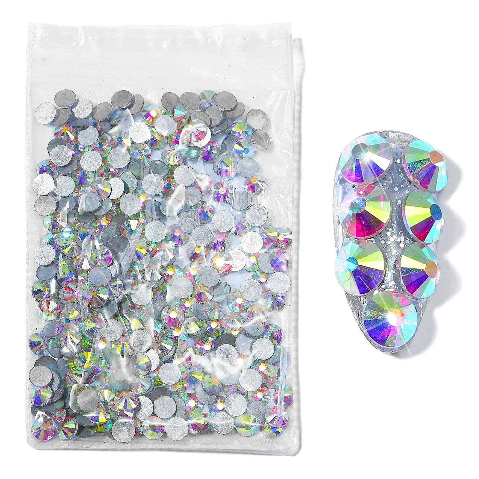 576pcs SS30 6.5mm AB Rhinestones Round Crystals for Nail Art Jewelry Crafts