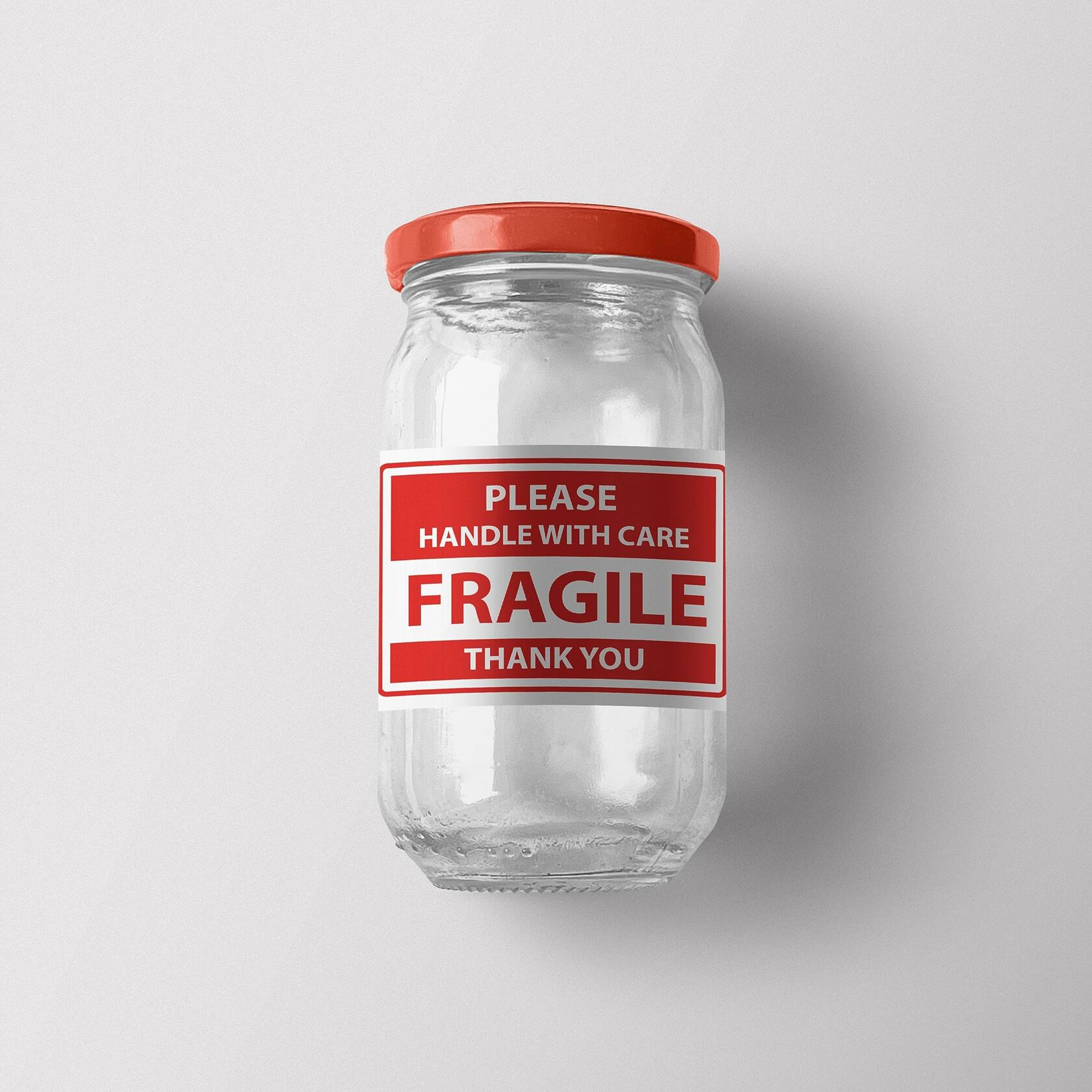 hazır etiketler Fragile Stickers 4x6 Inch Shipping Moving Packing 250 Labels