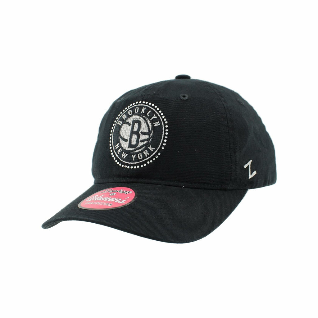 ZHATS Brooklyn Nets NBA Women's Adjustable Hat Sparkle Team Color Size One Size