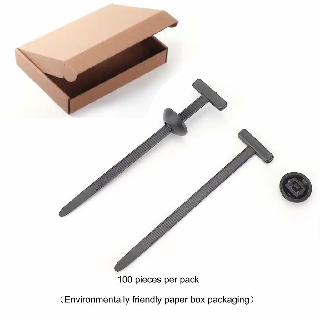 jeseea 100PCS Nylon Universal Cable Tie Buckle Heavy Duty Self-Locking