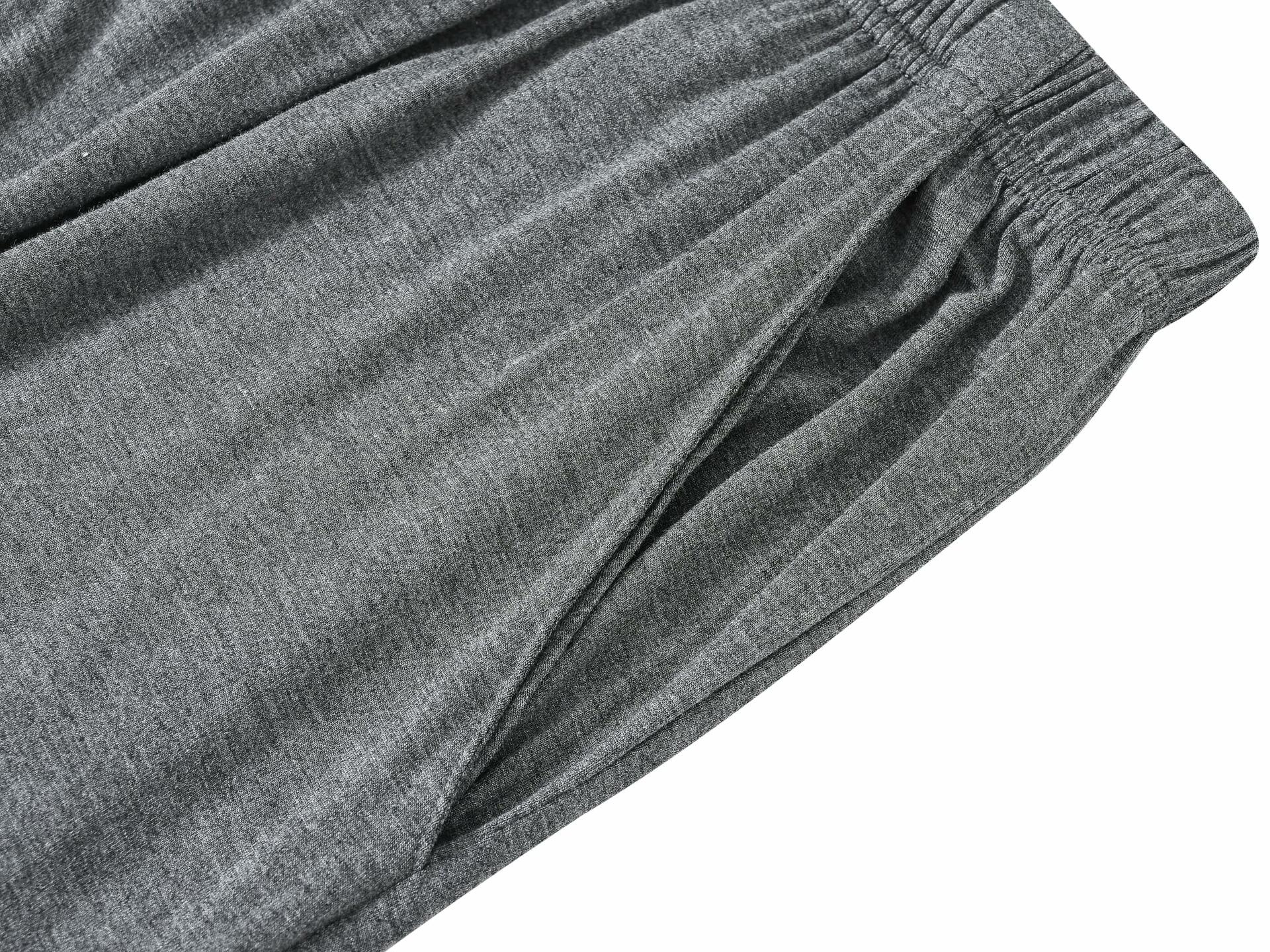 MoFiz Men's Pajama Set Short Sleeve T-Shirt & Shorts Dark Gray/Black Size 2XL