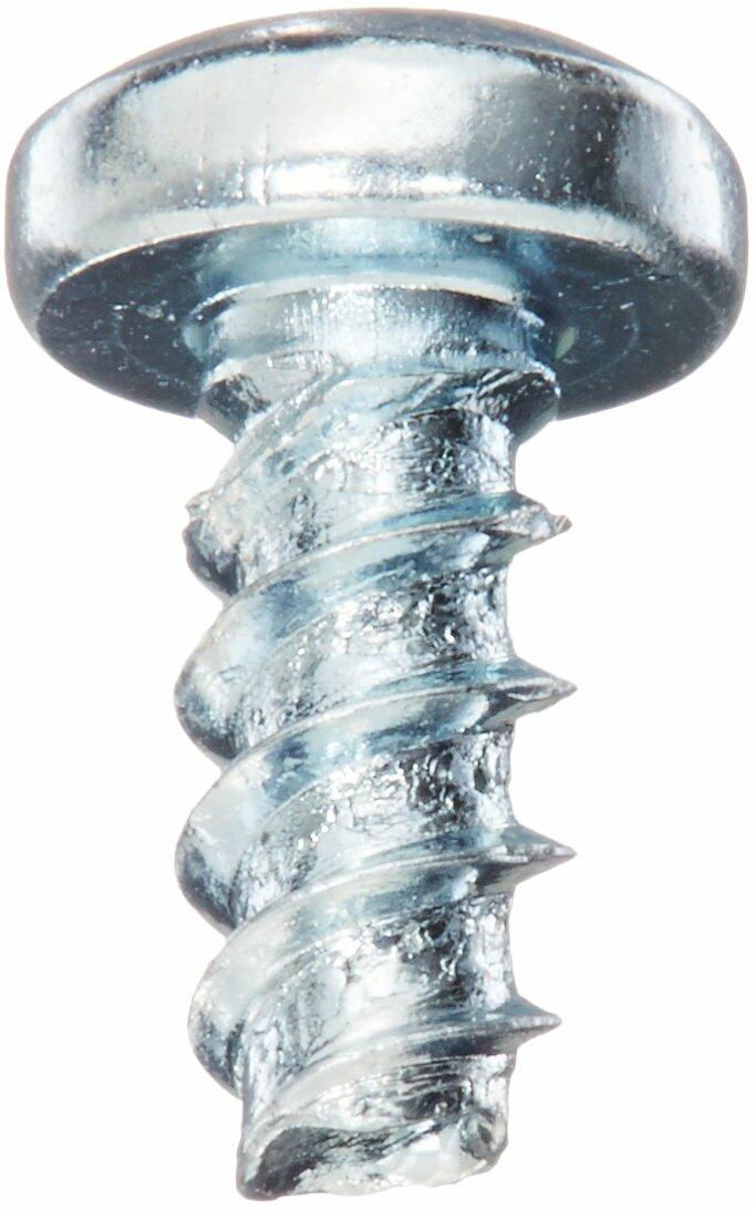 Small Parts Steel Thread Rolling Screw #2-28 3/16" Zinc Plated 100 Pack
