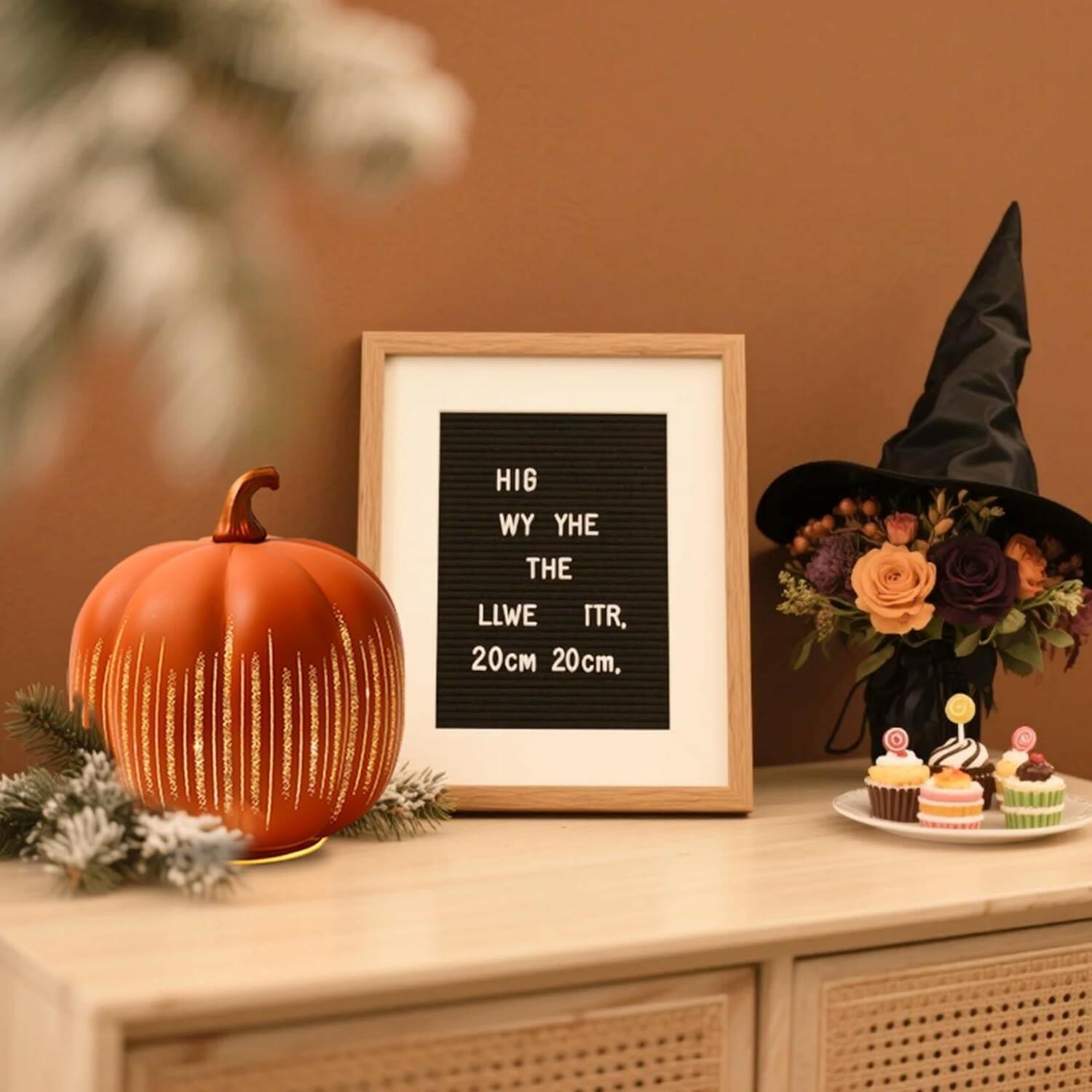 YCNASSS Thanksgiving Starry Night LED Pumpkin Lights Decorative Timer